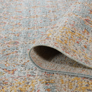 Ethnicia Watton Vintage Teal Area Rug, 2'7"x7'6"