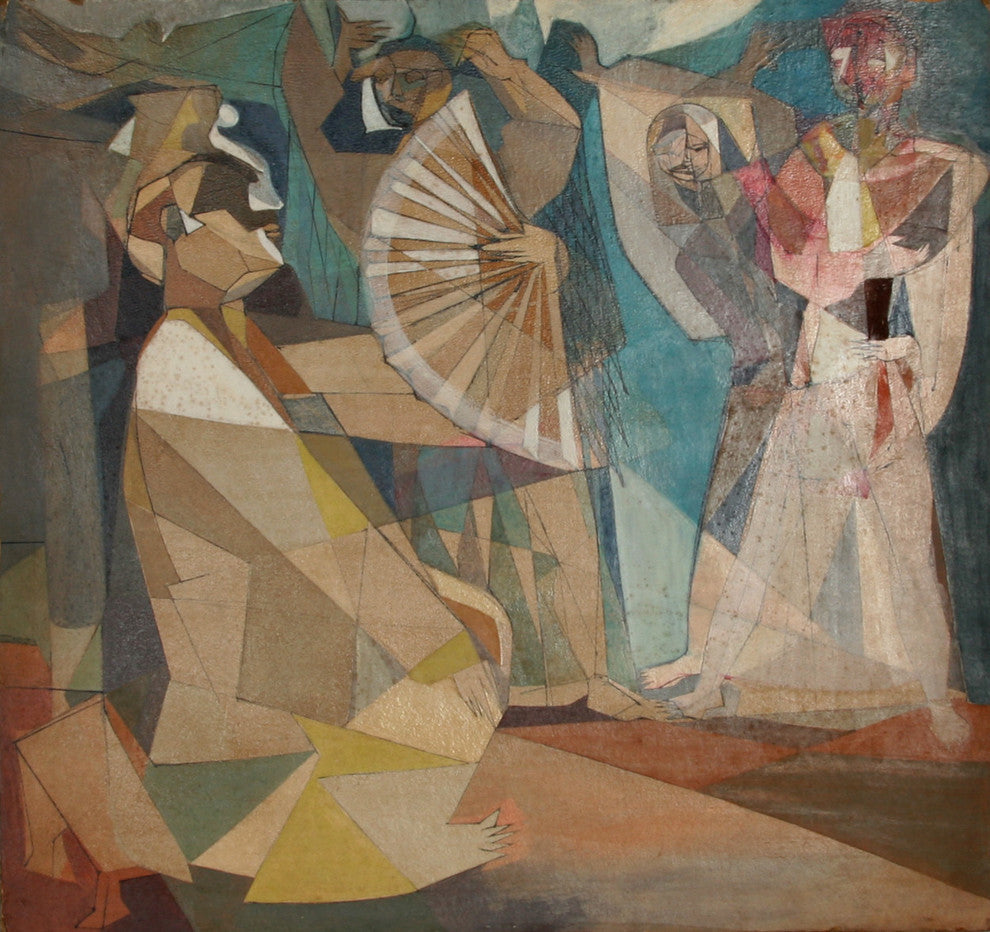 John F. Leonard "Untitled 1", Oil Painting