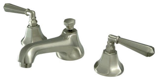 Metropolitan Two Handle 8" to 16" Widespread Lavatory Faucet with Brass Pop-up