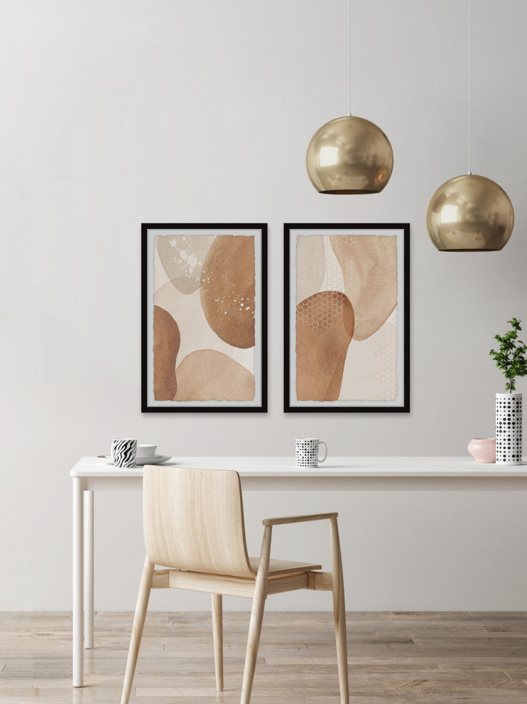 Healing Reaction Diptych, 2-Piece Set, 24x36 Panels