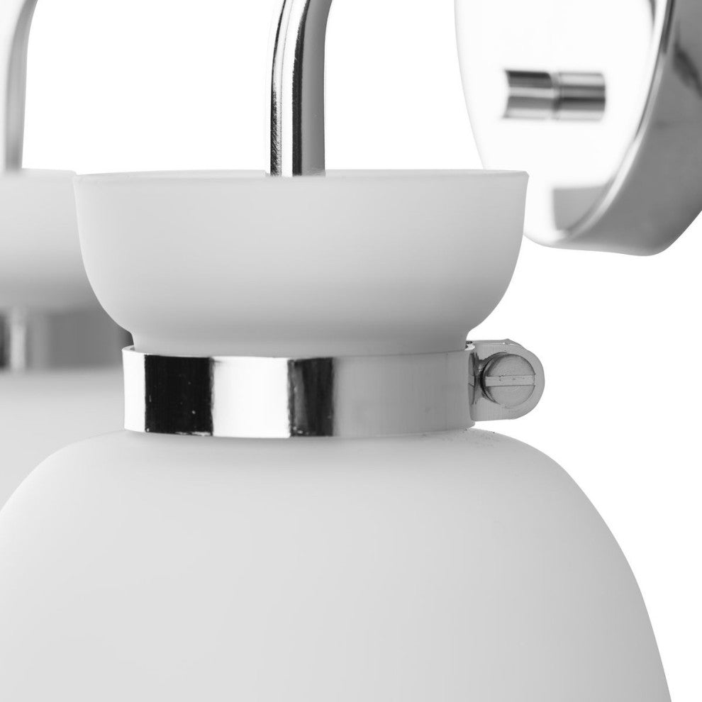 Lexie Collection Contemporary Vanity Light, Polished Chrome