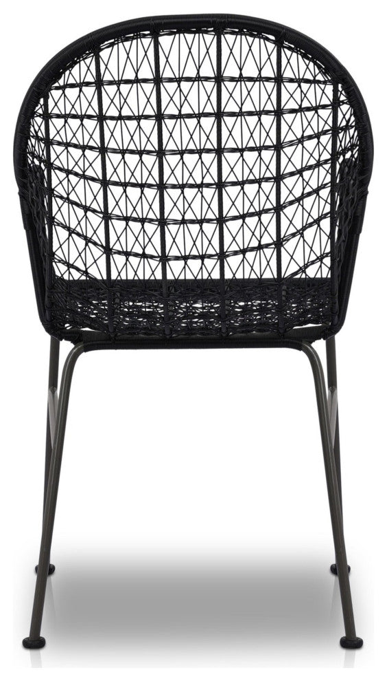 Bandera Outdoor Dining Chair Smoke Black, Grey Bronze