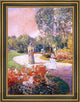 Frederick Childe Hassam Parc Monceau, Paris Framed Premium Canvas Print, 21"x28"