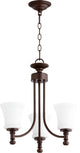 Rossington 3-Light Chandelier, Oiled Bronze