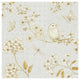 "Golden Garden III" Digital Paper Print by Daphne Brissonnet, 20"x20"