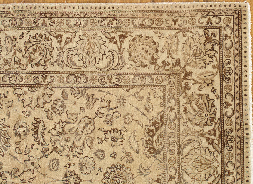 Consigned Tabriz Rug, 12'8"x9'9"