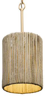 Varaluz 391M01 Jacobs Ladder 8"W Mini Pendant - French Gold