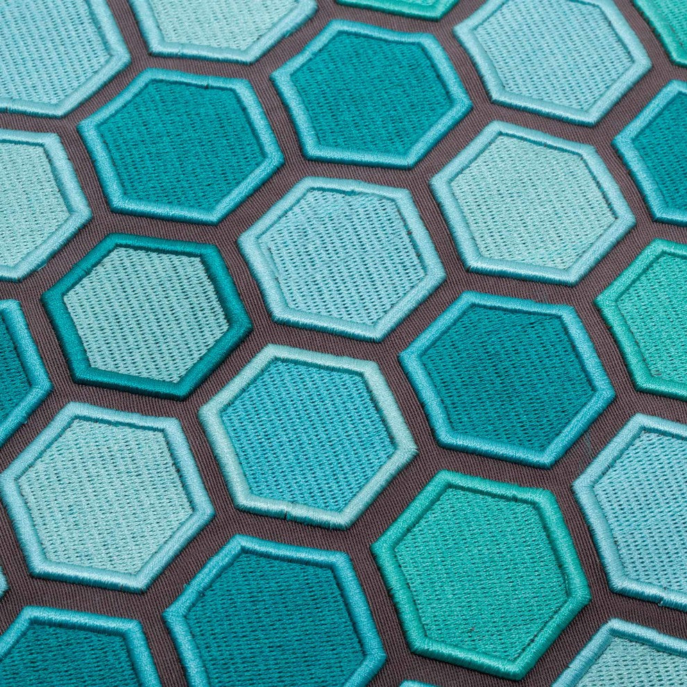 Pillow Cover Honey, Turquoise