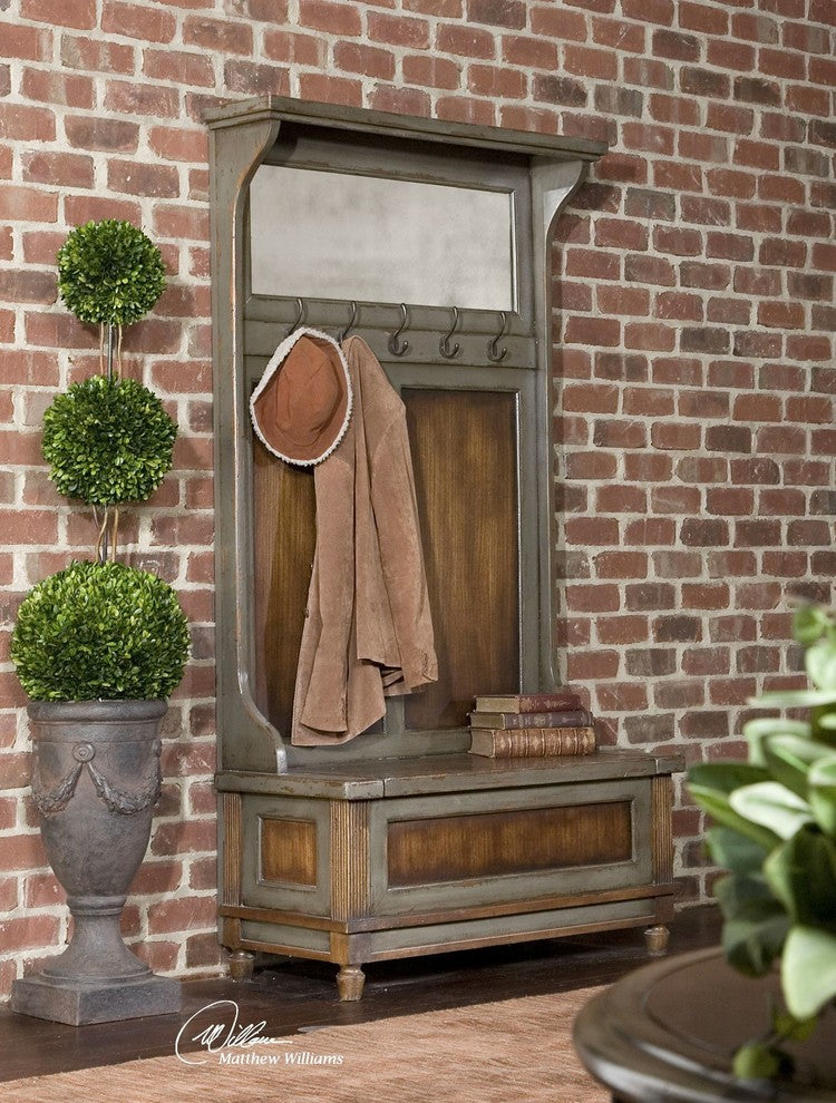 Uttermost Riyo Distressed Hall Tree