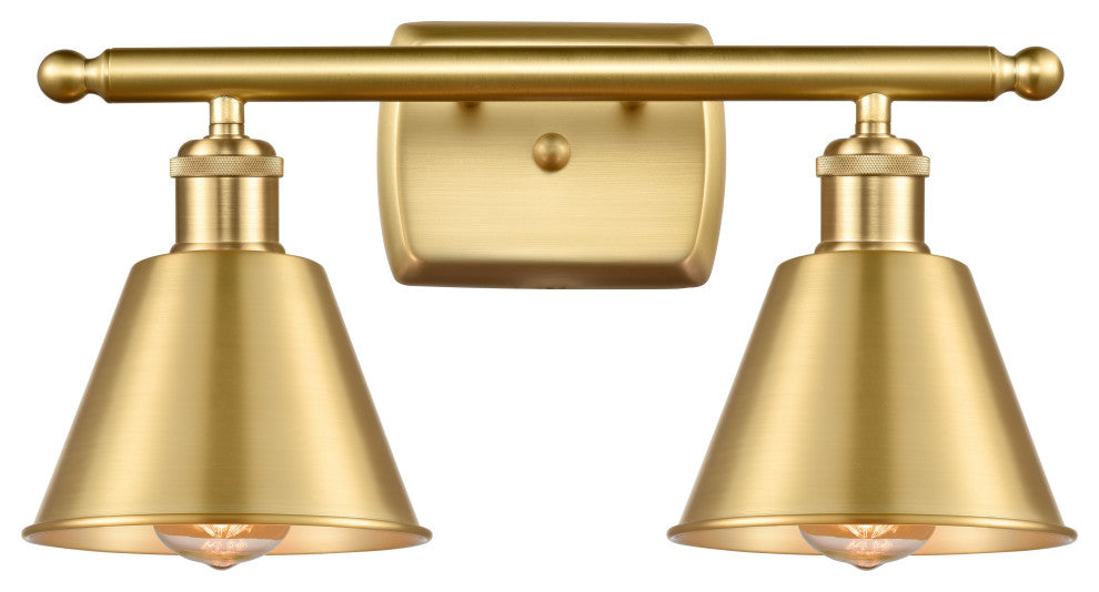 INNOVATIONS LIGHTING 516-2W-SG-M8 Smithfield 2 Light Bath Vanity Light