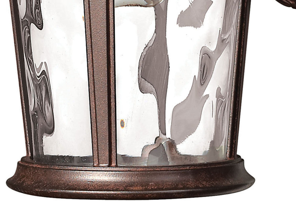Hinkley Windsor Small Wall Mount Lantern, River Rock