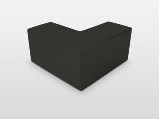 78"x48"x36" Frameless 90 Degree Shower Enclosure Wall Hinge, Matte Black