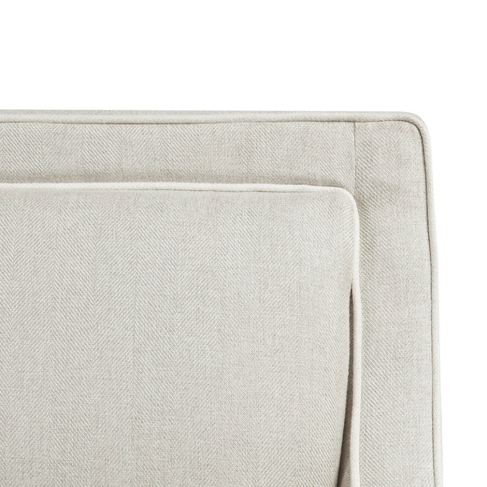 Madison Park Signtuare Collin Arm Chair, Cream