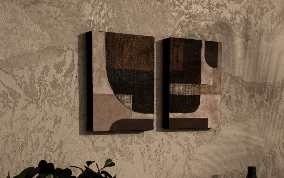 D-Bodhi Artwork - Devotion, Set of 2, Brown