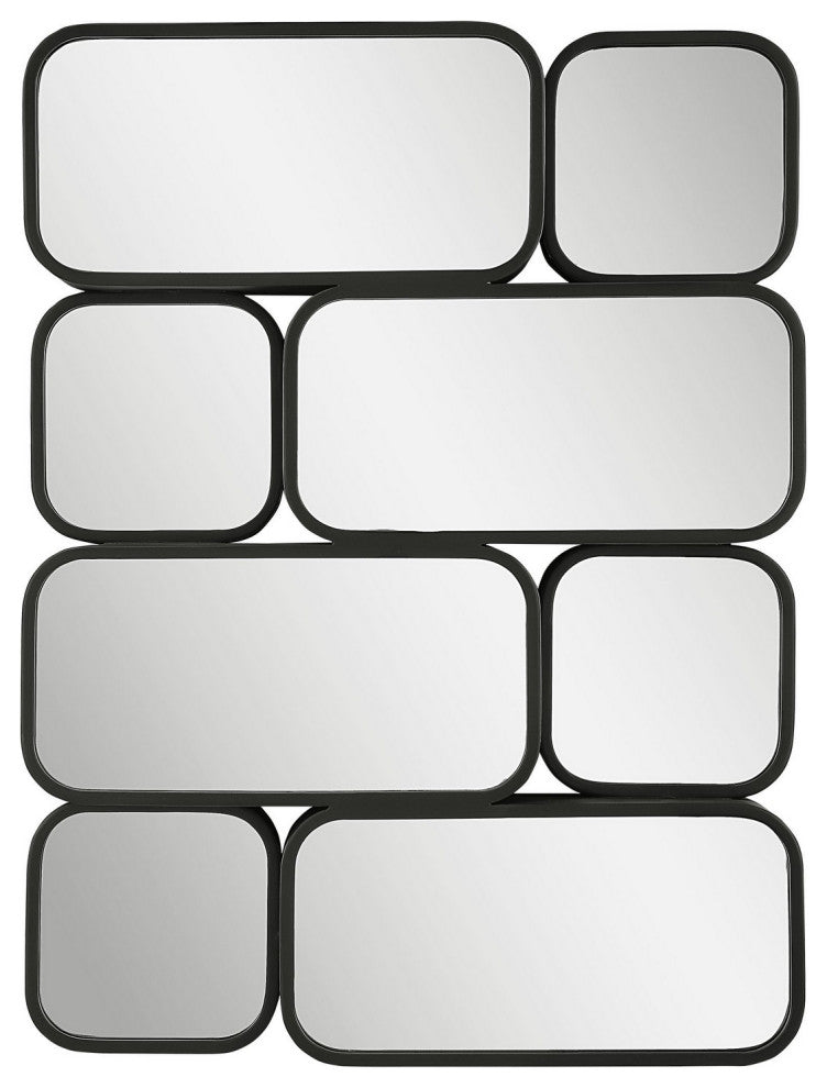 Uttermost UT-9774 Mirror from the Canute collection, Satin Black