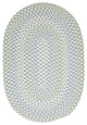 Colonial Mills Carousel OU19 Sky High Indoor/Outdoor Area Rug, Oval 4'x6'