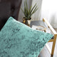 Crushed Velvet Pillow Cover 2 Piece Set, North Sea, 26" X 26"