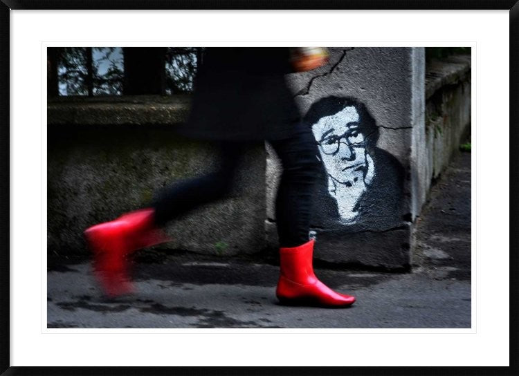 "Red Boots" Framed Digital Print by Dragan M. Babovic, 44x32"