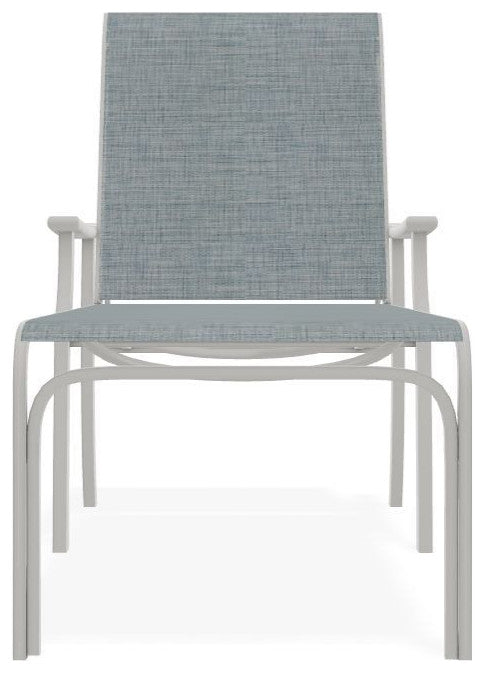 St. Catherine Sling 4-Position Outdoor Chaise Lounge, Charm/Snow