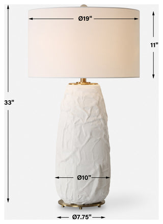 Uttermost Vida White Table Lamp