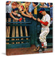 "Stan the Man" Painting Print on Canvas by John Falter