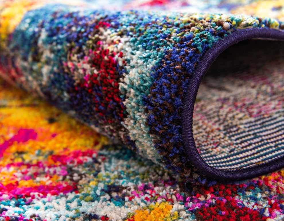 Rug Unique Loom Estrella Multi Runner 2' 7 x 10' 0