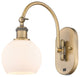 Innovations 518-1W-BB-G121-6 1-Light Sconce, Brushed Brass