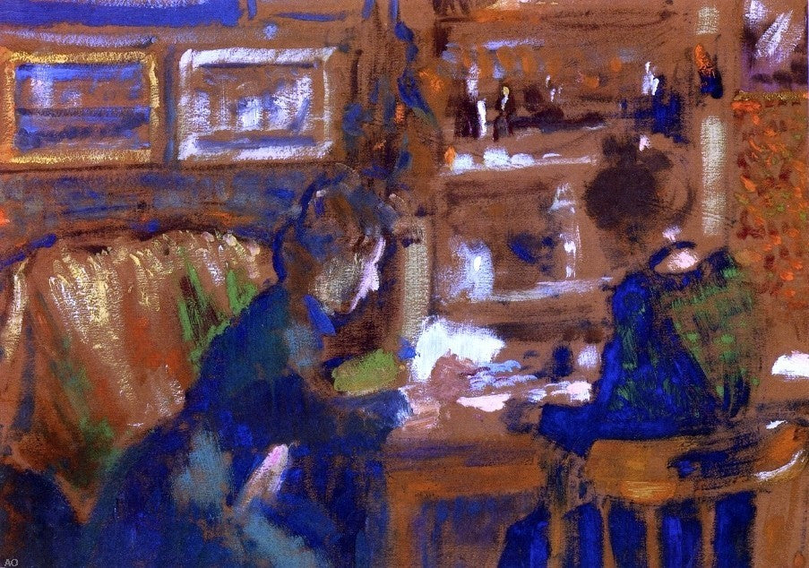 Georges Lemmen The Conversation Wrapped Canvas