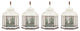 Winter Gazebo Ornament, Set of 4