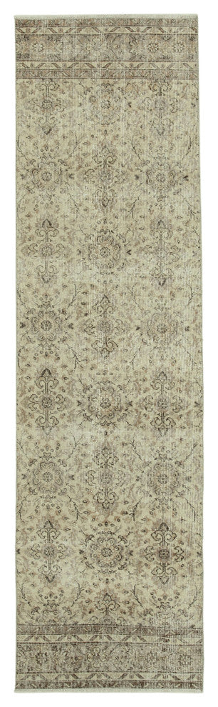 Rug N Carpet - Hand-knotted Anatolian 2' 9" x 10' 1" Rustic Kitchen Runner Rug