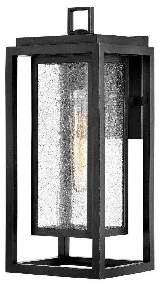 Republic Medium Wall Mount Lantern in Black