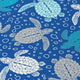 Indoor/Outdoor Seabreeze SZ13 Navy Machine Washable 8' x 8' Round Rug
