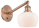 Innovations 317-1W-AC-G91 1-Light Sconce, Antique Copper