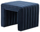 Augustine Ottoman, 21", Sapphire Navy