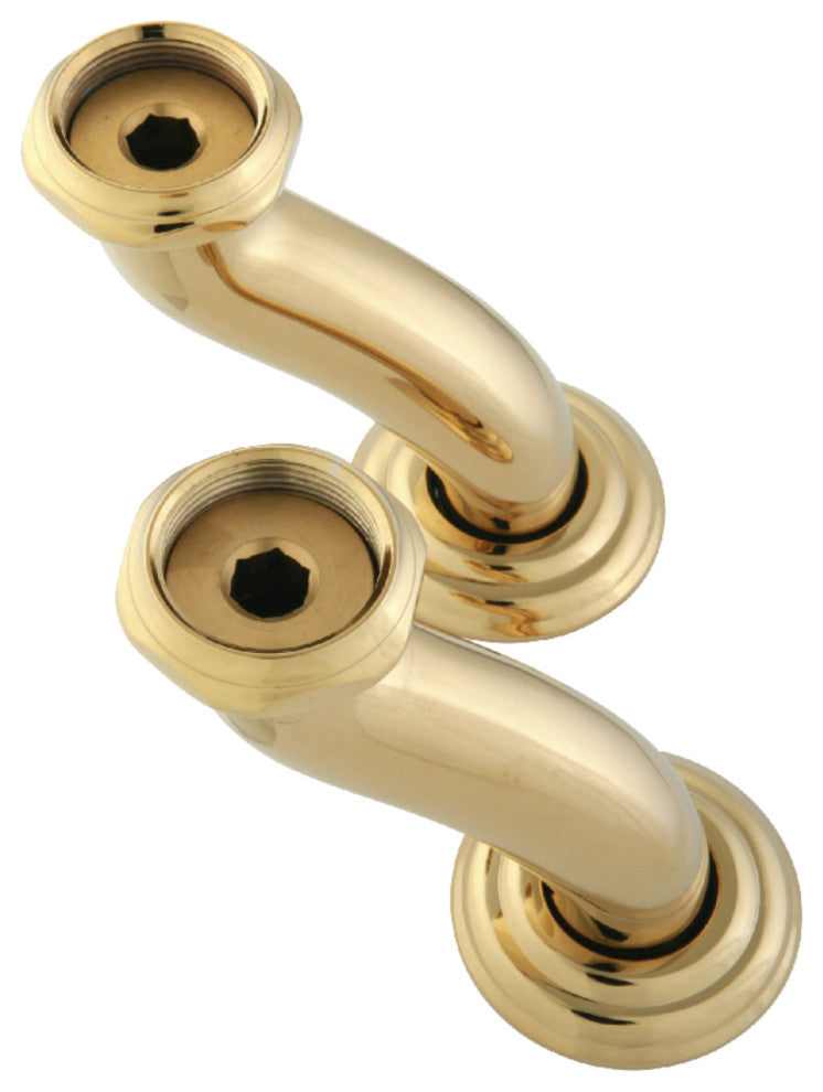 S Shape Swing Elbow for Deck Mount Tub Filler CC410T2 Series, Polished Brass