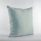 Aqua Solid Shiny Velvet Luxury Throw Pillow, Double sided 16"x16"
