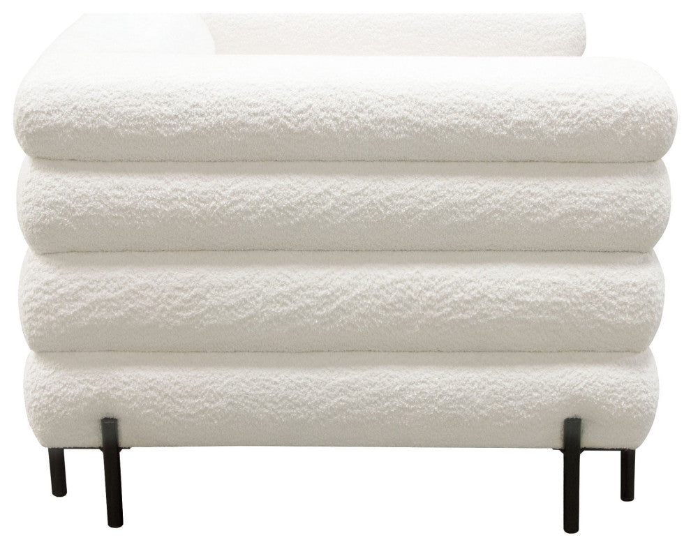 Vox Tufted Chair, White