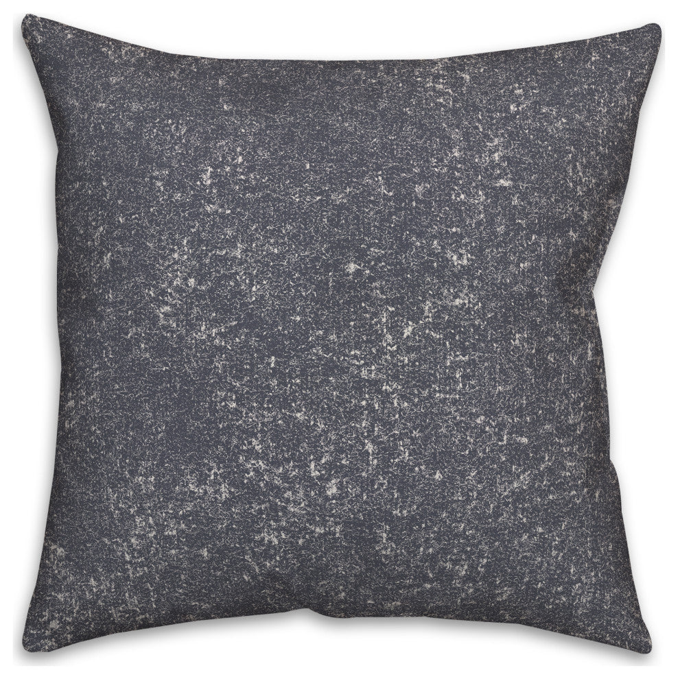 Slate Distressed Texture 18x18 Spun Poly Pillow
