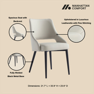 Manhattan Comfort Tremont Dining Chairs, Set of 8