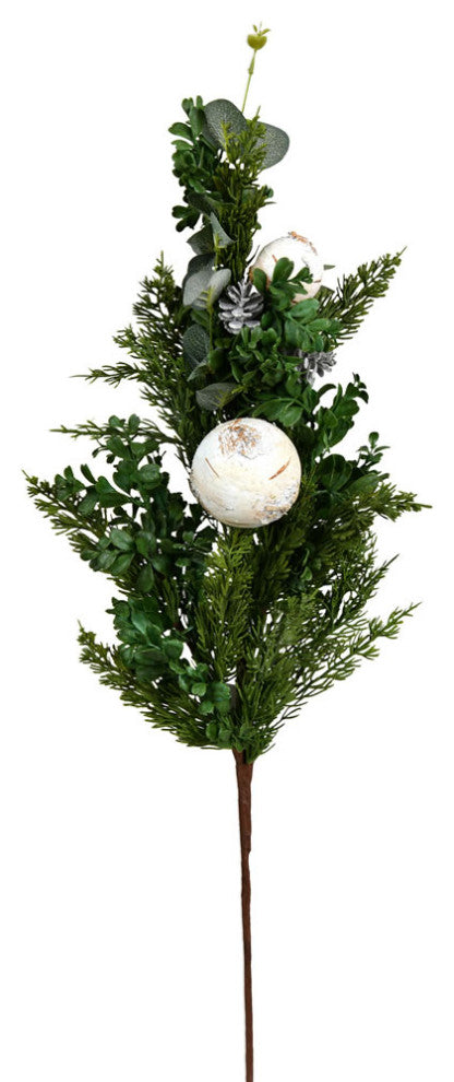 Vickerman Rl191937 37" Green Cypress Blend Artificial Christmas Spray