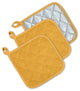 DII Terry Pot Holder Mustard, Set of 3