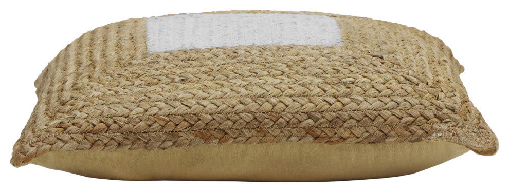 Blank Mind White Square Accent Pillow
