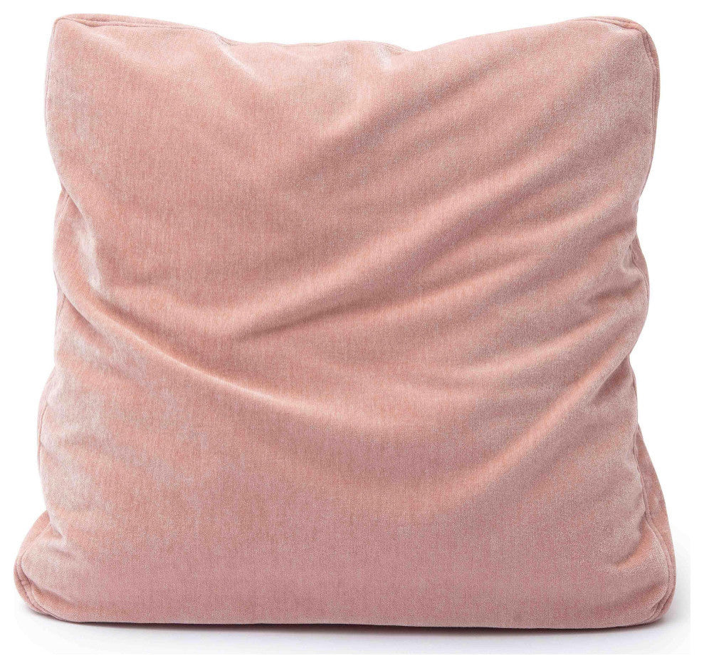 Tipsy Rose Floppy Pillow, Rose, 24x24"