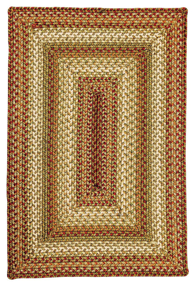Homespice Decor Winter Wheat Ultra Wool Braided Rug 20" x 30"(Rectangle)