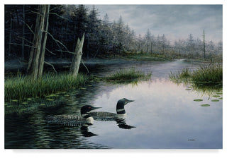 "Misty Morn" by John Morrow, Canvas Art, 12"x19"