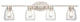 4 Light 34" Satin Nickel Bathroom Vanity Light