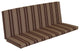 Full Bench Cushion, Maroon Stripe, 5 Foot