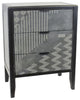 Fascinating 3 Drawer Cabinet, Black