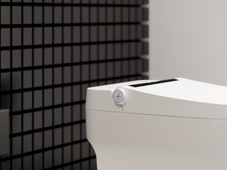 Angeles Modern Ceramic White Smart Toilet with Bidet and Digital Display