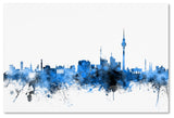 "Berlin, Germany Skyline" Canvas Art by Michael Tompsett
